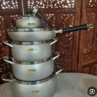 قابلمه تفلون ۱۰ پارچه بلاژیو ایتالیایی.طلایی|ظروف پختوپز|شاهینشهر, ۹ دی|دیوار