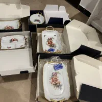 ظروف بسیار زیبای پذیرایی مناسب جهیزیه|ظروف سرو و پذیرایی|پایین هولار, |دیوار