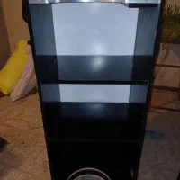 کمدکتاب و میز تحریر وکامپیوتر