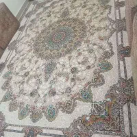 فرش اعیان کاشان 1000 شانه 9 و12 در حد نو