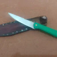 چاقوی تیز و خوش دست با غلاف چرم و باقیمت مناسب|کوهنوردی و کمپینگ|آزادشهر, |دیوار