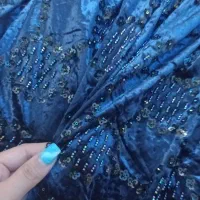 لباس محلی در حد نو مخمل منجق دوزی سورمه ای|لباس|مسجد سلیمان, |دیوار