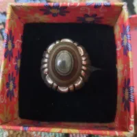 انگشتر نقره و فیروزه