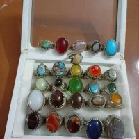 انگشتر نقره حراج