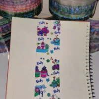 چسب پهن فانتزی|لوازم التحریر|رباط‌کریم, رباط‌کریم|دیوار