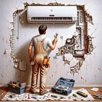 تعمیرات کولر گازی. پکیج.آبگرمکن دیواری.انواع بخاری