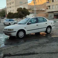سمند LX 89 دوگانه فابریک سفید|خودرو سواری و وانت|کرمانشاه, |دیوار