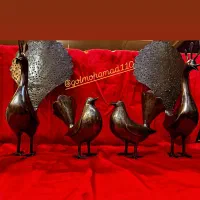 طاووس و کبوتر کهنه عتیقه علامت