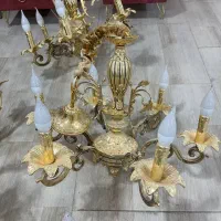 چهار عدد لوستر دو عدد هشت شاخه دو عدد شش شاخه|لوستر و چراغ آویز|بیرجند, |دیوار