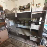 تخت ۲ طبقه چوبی محکم سفارشی ساخت