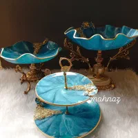 سرویس پذیرایی رزینی به همراه ساعت