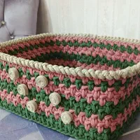 سبدهای نظم دهنده تریکویی|صنایع دستی و سایر لوازم تزئینی|سمنان, |دیوار