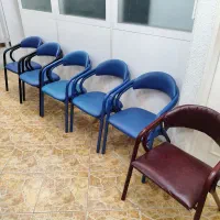 6 عدد صندلی آهنی فوری فروش