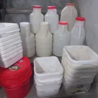 سطل و دبه و دبه ماست|ظروف نگهدارنده، پلاستیکی، یک‌بارمصرف|همدان, |دیوار