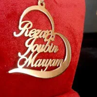 پلاک اسم طلا فارسی و لاتین|جواهرات|اراک, |دیوار