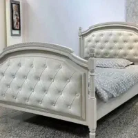 تخت خواب یک و نیم نفره چوبی سایز 120 در 200|تخت و سرویس خواب|اردبیل, |دیوار