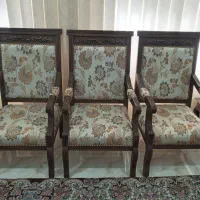 مبل۹نفره ی چوبی|مبلمان خانگی و میز عسلی|عجب شیر, |دیوار