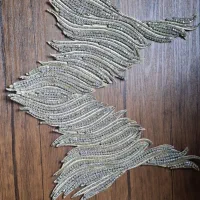 پنل آماده نگین دوزی برای جلوی پیراهن