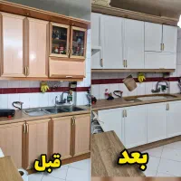 فروش و نصب برچسب کابینت برچسب کاشی