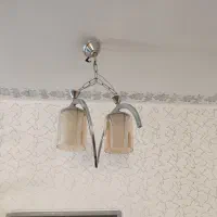 لوستر سه تایی و دو تایی استیل کاملا نو|لوستر و چراغ آویز|هشتگرد, شهرک ریحانه|دیوار