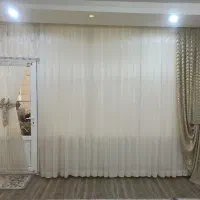 پرده حریر پلیسه‌ای