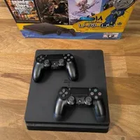 Ps4 اسلیم یکترابایت کپی خور دو دسته
