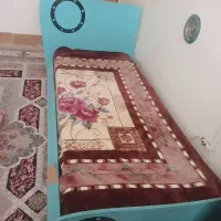 فروش تختخواب یک نفر و کمد|تخت و سرویس خواب|قیروکارزین, |دیوار