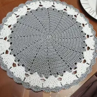 زیر بشقابی قلاب بافی
