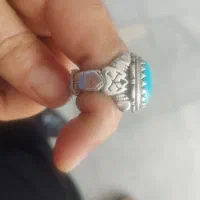 انگشتر فیروزه نقره