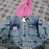 کاپشن جین دخترانه نو نو هستش