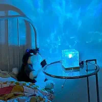 چراغ خواب هنری شبیه ساز آب و آتش