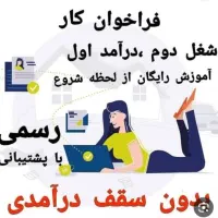 آگهی کار در منزل برای خانم های گل