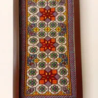 تابلو گلیم فرش دست باف شیریکی پیچ|تابلو فرش|کرمان, |دیوار