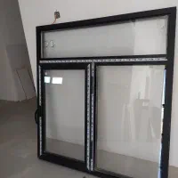 پنجره دوجداره آلمینیوم نو  آماده نصب