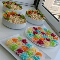 ارائه انواع پیش غذا ژله دسر سالاد|خدمات پذیرایی، مراسم|کرمانشاه, |دیوار