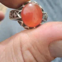 انگشتر کهنه یمنی شن دارورگه دار
