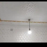 نقاشی ساختمان طرح کاغذ دیواری|خدمات پیشه و مهارت|نوشین شهر, |دیوار