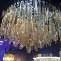 لوستر آینه ای تراش فروش ویژه|لوستر و چراغ آویز|اصفهان, بوستان ناژوان|دیوار