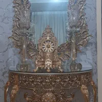 آینه و شمعدان سنگین و رنگ ثابت(فوری)