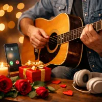 سوپرایز تلفنی با اجرای زنده گیتار و دکلمه