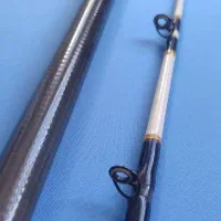 چوب ماهیگیری قدرتی دو تکه سوزومی ژاپن کربن شیشه ای