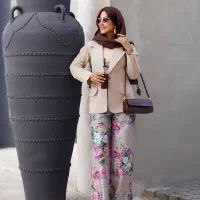 ست کت و شلوار فری سایز از 38 تا 42 کاملا نو