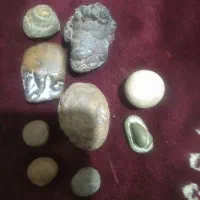 شهاب سنگ و فسیل و سنگ الماس یاهمون آسیاب|کلکسیون اشیاء عتیقه|شیراز, درکی|دیوار