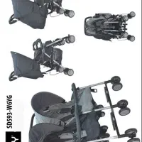 کالسکه دوقلو مارک geoby|کالسکه و لوازم جانبی|تهران, تولید دارو|دیوار