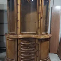کنسول دو تیکه شیشه ای کاملا سالم