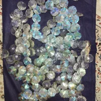 کریستال شمعی و اویزی و ستاره ای|لوستر و چراغ آویز|پاکدشت, پاکدشت (مامازند)|دیوار