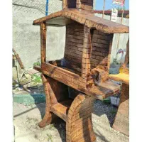 منقل باربیکیو کباب پز مدل آجری 1