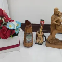 مجسمه پلی استرگلدان گل مصنوعی دکوری