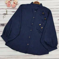 شومیز مجلسی شانتون کنفی لمه دار