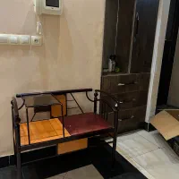 میز تلفن فلزی و ام دی اف